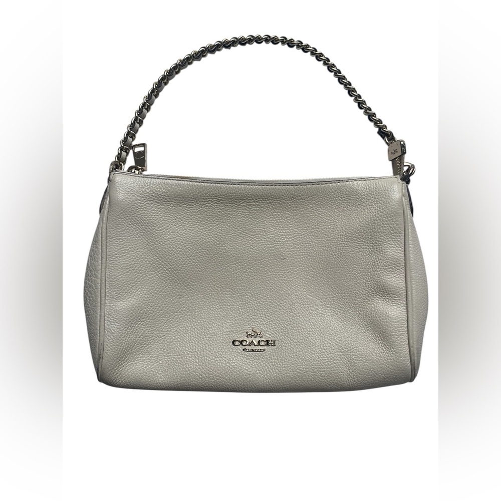 Coach Off-White Leather Shoulder Bag